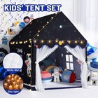 Space Kids Tent Indoor  With Mat  Star Lights - Kids Play Tent Space Toys For To