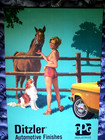 Ditzler Automotive Finishes 1978 Pinup Calendar  22x45  Full Pad
