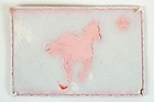 Deftones Official Merch White Pony Red W  White Border Embroidered Patch As 