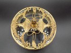 1909-22 Apollo Vanity Box Gilt French Ormolu Trinket Powder Jewelry W  Glass Jar