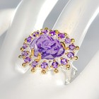 Women Ring 10 Ct Natural Amethyst Ring 925 Sterling Silver Size 9  r453842