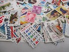 Lot Of 500 Used United States Us Stamps Commemorative Issues Singles Off Paper