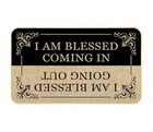 Christian Door Mat Outdoor  I m Blessed Come In Out Doormat For Entrance Way  