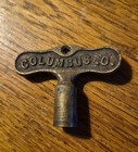 Vintage Columbus Brass Company Radiator Plumbing Gas Valve Shut-off Key