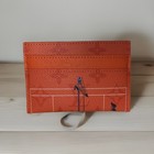 Lv Louis Vuitton Brick Red Tennis Card Holder