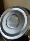 Vintage Sheridan Silver Plate Milk Glass Ice Bucket With Lid