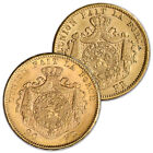 Belgium Gold 20 Francs  1867 Oz - Avg Circ - Random Date