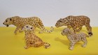 Schleich Lot 4 Jaguar Leopard Male Female Cubs Retired 14359 14360 14399 14622