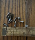 Antique Wood Screws   4 X 1 2    Flat Head Slotted American Made 12 Pack Free Ship