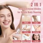 Bikini Trimmer  Dual-head Hair Trimmer For Women shaver With Ceramic Blade Heads