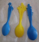 1970 Josie   The Pussycats Spoons  - 3 Plastic Cereal Premiums