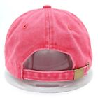 Men s Cotton Baseball Cap Polo Style Solid Adjustable Dad Hat Washed Ball Cap