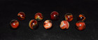         beautiful Lot Of 10 Jabo Joker Dark Knights Oxbloods Collector s Marbles 3 4