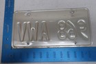 Utah License Plate 1987 Tag Ut 968 Awv Natural Sticker