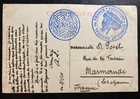 1910 Constantinople French Levant Diplomatic Postcard Cover To Normandy France
