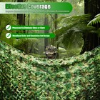 Camouflage Netting 26 X 26 Ft Camo Net Woodland Net For Military Camping Hunting
