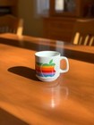 Vintage Early 80s Apple Computer Mug Papel Rainbow Logo Macintosh Lisa Very Nice