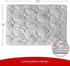 Kids Play Mat 53 x36  Non Slip For Tents Indoor outdoor Toddler Star Print Large