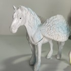 Set Of 2 Greenbrier International Pegasus Unicorn Figurine Toys White Mythical