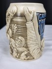 Vtg Carolina Panthers 3d Relief Coffee Mug Nfl Football Stadium Scene Beer Stein