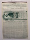 1892 Carthage   Adirondack Railway Company Bond Certificate W coupons Unissued
