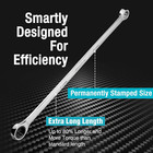 Extra Long Ratcheting Wrench  Metric  Cr-v Steel
