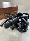 Nautical 9  Solid Aluminium Tamaya Sextant With Wooden Box Working Navigational