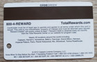 Caesars Harrahs Casino Las Vegas 2012 World Series Of Poker Slot Card - No Name