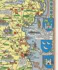 Pictorial Historical Map Of Ireland Wall Art Poster Print Irish Home Decor