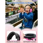 Kids Noise Reduction Hearing Protection Earmuffs Rose Adjustable 27 4 Db