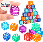 36 Piece 19 Mm Casino Style Craps Dice Sets Acrylic And Translucent D6 Dice  Squ