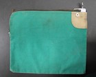 Vintage Deland State Bank Fl Zippered Locking Bank Deposit Canvas Bag W  Key