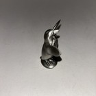 Hudson Pewter Company Penguin With Spread Wings Made In Usa Vintage 2  Tall 641