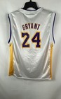 Adidas Boys Kobe Bryant 24 Los Angeles Lakers Jersey White Sz Xl 18-20