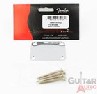 Genuine Fender Road Worn Chrome Strat tele Neck Plate With Mounting Hardware