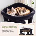Heavy Duty 74in Cat Tree Tower For Large Indoor Cats - Durable   Spacious Condo