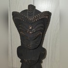 Hawaiian Tiki Wood Figurine Lucky Tiki Souvvenir Polynesian God Hawaii 12 