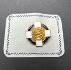 1942 The People Of Malta  for Gallantry   George Cross Enamel  Badge Brooch