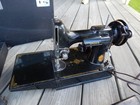 1950 Singer Featherweight 221k Compact Sewing Machine In Working Condition