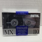 Maxell Mx 110 Iec Type Iv Metal Cassette Tape New Made In Japan