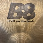 Sabian B8 Thin Crash 16  41cm Cymbal   Accessory Drummer Equipment