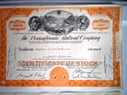 Pennsylvania Railroad Company Stock Certificate 1948   1966 2-4-1 Price