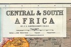 1910 Map Of Central And South Africa