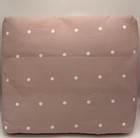 Pink Polka Dot Baby Quilt     44    X 35    Soft   Cozy Comforter