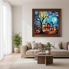 Country Diamond Art Kits For Adults  Street Town 5d Diamond Painting Kits For Be