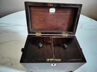 Regency Rosewood Inlay Tea Caddy Cca 1820