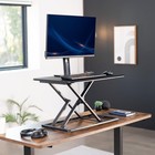 Vivo Black 29 Inch Single Top Standing Desk 29  Platform 