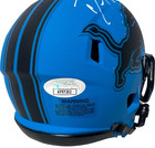Dan Campbell Signed Autographed Detroit Lions Rave Football Mini Helmet Jsa