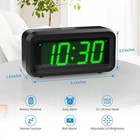 Kwanwa Led Alarm Clock 1 8 Inches Screen