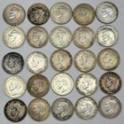 Lot Of  25  Australia Florin  1942-1944  92 5  Silver 8 41 Oz  Silver Troy Total